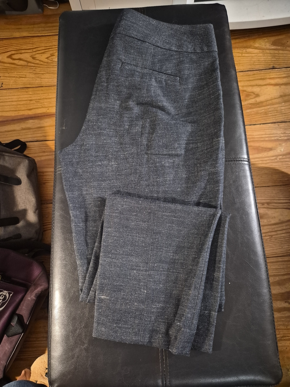 Women's Dark Gray Dress Pants - Classic Tailored Fit